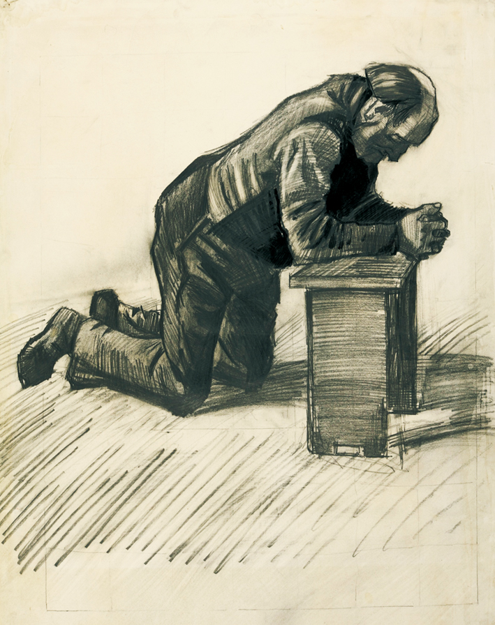  文森特·威廉·梵高  Vincent Willen Van Gogh —— 祈祷的老人